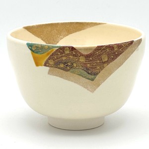※現品限り※【抹茶碗】京焼抹茶碗 「王朝紋」／手描き 日本製 抹茶茶碗 和食器 清水焼