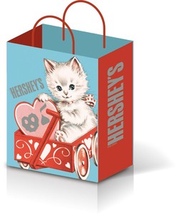 ハーシー　キャットバッグ　キスチョコ2種、ディップドプレッツェル入り【事前予約商品】