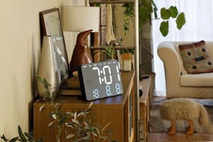 LED CLOCK Viento ALUMINIUM 【NEWデザイン】アルミボディでクールな印象