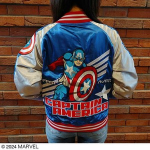 Marvel マーベル トリプルスター スカジャン L・3L