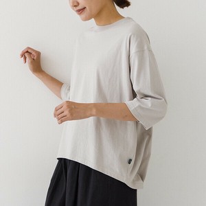 【2025秋冬新作 kermu】10947 UV加工 天竺 コクーンワイド7分袖Tシャツ