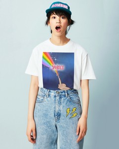 YIKES – Retro Cartoon Vibes　スタンダードシルエット Tシャツ WH