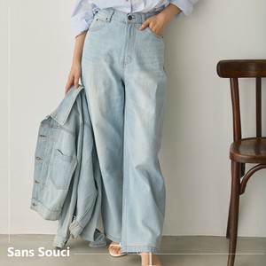 【予約】9/2入荷予定 ハイウエストワイドデニムパンツ