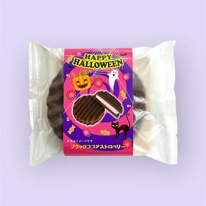 ハロウィンヴァッフェル　ハロウィン 個包装 サンドクッキー チョコ いちごクリーム お配り 配る