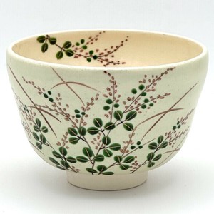 ※現品限り※【抹茶碗】京焼抹茶碗 「萩」／手描き 日本製 抹茶茶碗 和食器 清水焼