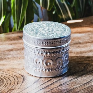 バリの飾りつき デコレーションボックス 小物入れ 7.5cm x 7cm