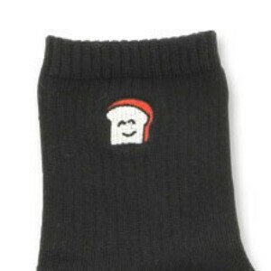 【レディースサイズ】ししゅうソックス/クルー丈靴下/くつした/女性用/CREW SOCKS