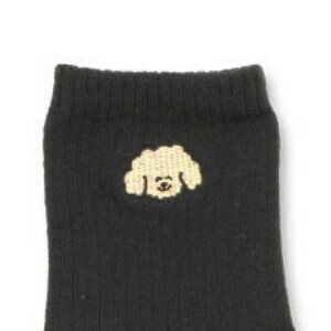 【レディースサイズ】ししゅうソックス/クルー丈靴下/くつした/女性用/CREW SOCKS