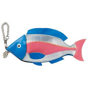 yup!　ヤップ フィッシュ　ブルー ポーチ　小物入れ　魚