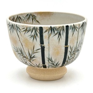 ※現品限り※【抹茶碗】京焼抹茶碗 「竹」／手描き 日本製 抹茶茶碗 和食器 清水焼