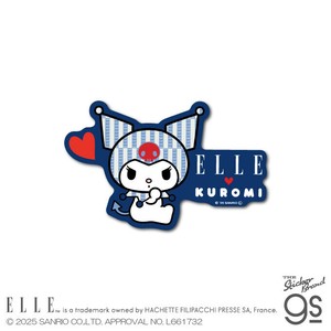ELLE×マイメロディ&クロミ ダイカットステッカー クロミ サンリオ 周年 キャラクター グッズ SAN181