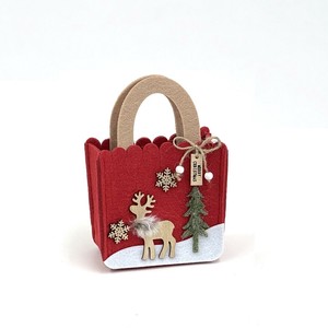 Western Style Gift Box Christmas Back Reindeer