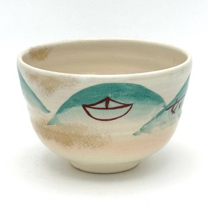 ※現品限り※【抹茶碗】京焼抹茶碗 「大文字送り火」／手描き 日本製 抹茶茶碗 和食器 清水焼