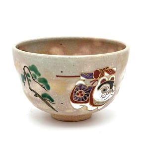 ※現品限り※【抹茶碗】京焼抹茶碗 「犬」／手描き 日本製 抹茶茶碗 和食器 清水焼