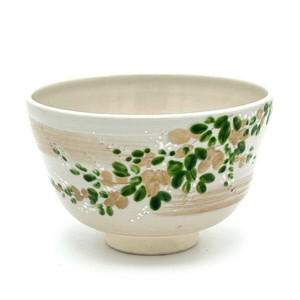 ※現品限り※【抹茶碗】京焼抹茶碗 「金萩」／手描き 日本製 抹茶茶碗 和食器 清水焼