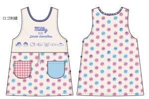 【2025年秋冬新作予約】【保育士】Peko & Poko × サンリオキャラクターズ ミルキーフラワー エプロン