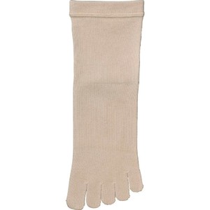 ケアファッション しめつけ解消5本指ソックス(婦人) ベージュ 22〜24cm 8928711