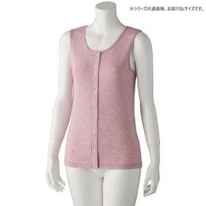 ケアファッション フライス杢ノースリーブホックインナー(婦人) チェリー L 9752302