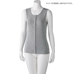 ケアファッション フライス杢ノースリーブホックインナー(婦人) 杢グレー L 9752322