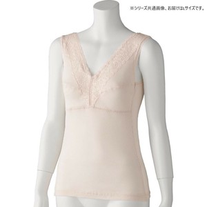 ケアファッション アロエ加工カップ付ノースリーブインナー(婦人) モカ L 9751212