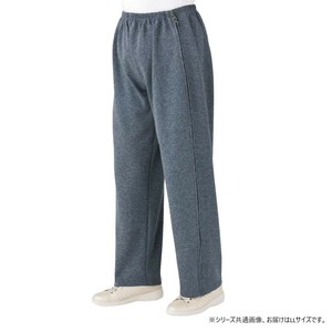 ケアファッション 脇全開スウェットパンツ(婦人) ネイビー杢 LL 3902003