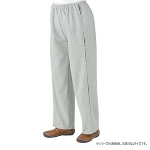 ケアファッション 脇全開スウェットパンツ(婦人) 杢グレー L 3902012
