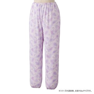 ケアファッション パジャマパンツ(婦人) パープル LL 3991913
