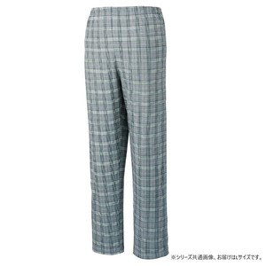 ケアファッション フルオープン洗い替えパンツ(紳士) グレー L 8945712