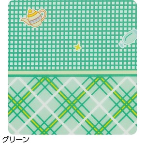ケアファッション 食事用エプロン グリーン . 3891921