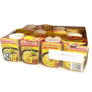 MR NOODLES ミスターヌードルズ3種×4食 ビーフ チキン スパイシーチキン