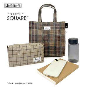 【売筋 】 トートバッグ　EU.SQスクエア.ラミネート-T