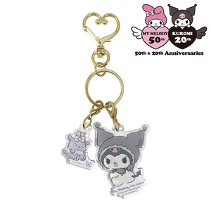マイメロディ クロミ 周年 限定 2連 アクキー チェーン サンリオ sanrio グッズ キャラクター 50th 20th