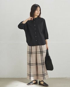 Pre-order Button Shirt/Blouse Dolman Sleeve Linen Cotton
