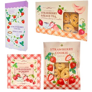 《予約：11月中旬〜下旬発売》いちごと紅茶 いちごクッキー コント・ド・フランス