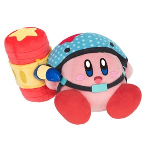 星のカービィ ぬいぐるみ　星のカービィ ディスカバリー　ピコピコハンマーカービィ (S)