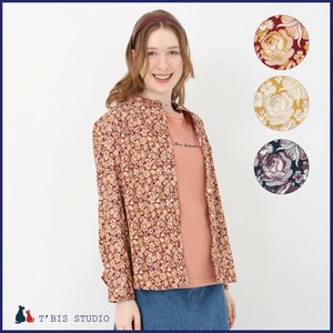 衬衫 花朵 提花 衬衫 日本制造