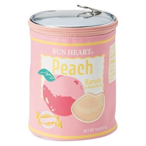 yup!　ヤップ ピーチ缶　ポーチ　小物入れ　缶詰