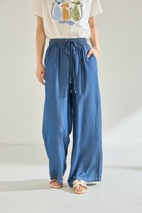 デニムパンツ カジュアルパンツ 九分丈  薄手 夏  無地  ゆったり  快適  レディース   MBQ3182