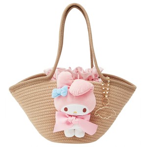 ぬいぐるみ付かご風バッグ サンリオ マイメロディ