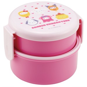 抗菌丸型ランチBOX2段 弁当箱  サンリオ なりきり食べ物