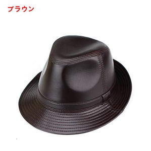 帽子 本革 ジャズ帽  メンズ ファッション  MBQ3190