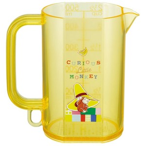 【スケーター】メジャーカップ500ML 【おさるのジョージ ブロック】日本製