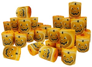 <ハロウィン><直送品>出た目の数だけプレゼント ハロウィントイレットペーパー30人用 6953-75