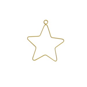 8月下旬入荷【パセオ】ワイヤーリング星(4個入)
