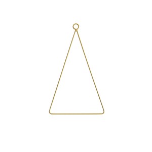 8月下旬入荷【パセオ】ワイヤーリング三角（3個入）