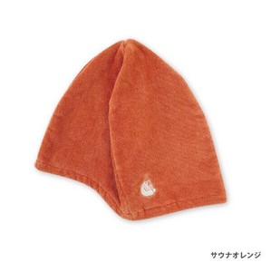 ごリラックス　瞑想サウナハット(今治産)　サウナオレンジ 24P45219 【GORELAX サウナグッズ 日除け】