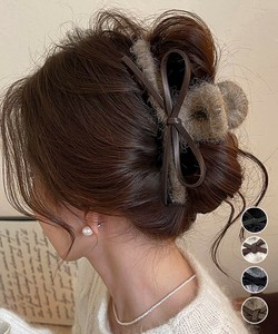 国内即納 ヘアクリップバンスクリップ秋冬レディース