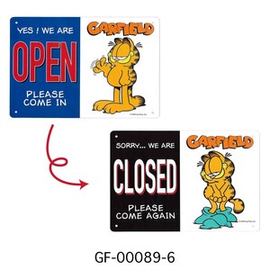 ■2025AW　新作■　GARFIELD　プラスチックサイン　GF-00089-6