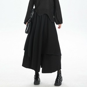 u29092レディース ボトムス ワイドパンツ ロング丈 キュロット 通勤 韓国風 2025秋新作