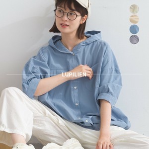 Button Shirt/Blouse Sandwashed Lawn Short Sleeve [S/S NEW]
